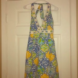Lilly Pulitzer multicolor halter sundress